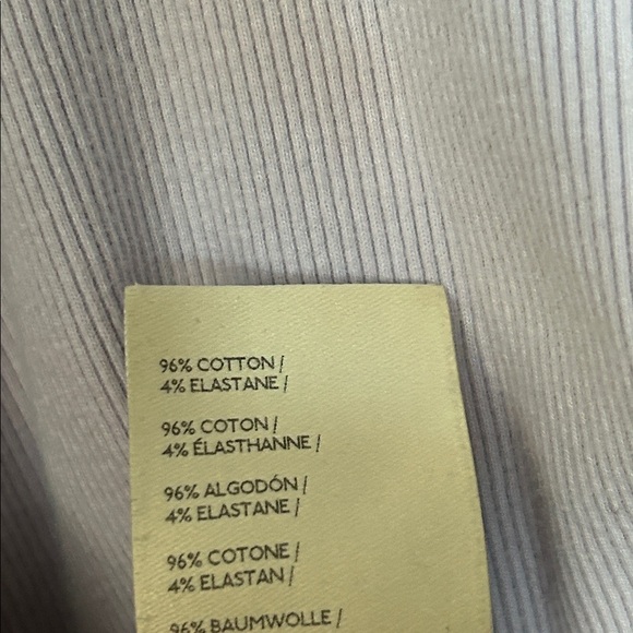 Anthropologie Maeve light purple long sleeve fitted ribbed tee size XL - Picture 5 of 5